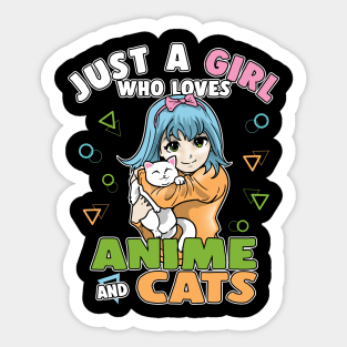 Anime And Cats Manga Japan Kawaii Otaku Sticker